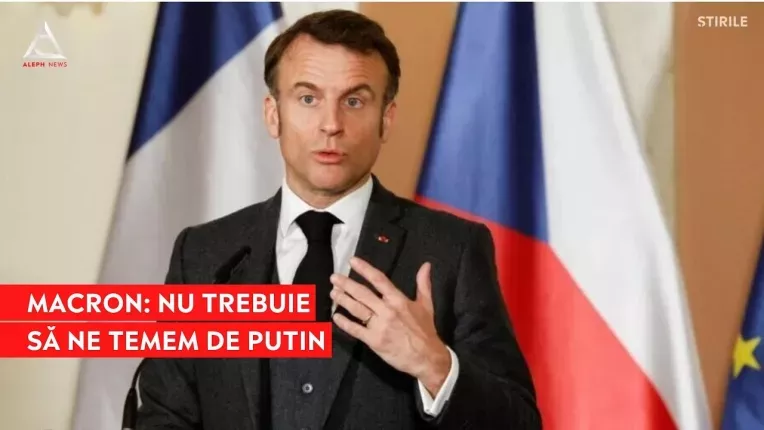 ATENTIE: Macron reafirma ca ar putea fi nevoie de interventii terestre ale Occidentului in Ucraina