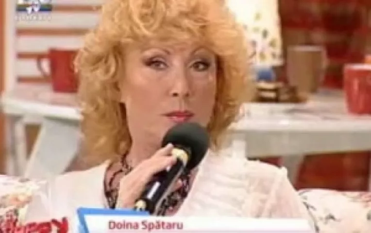Doina Spataru are probleme cu spatele