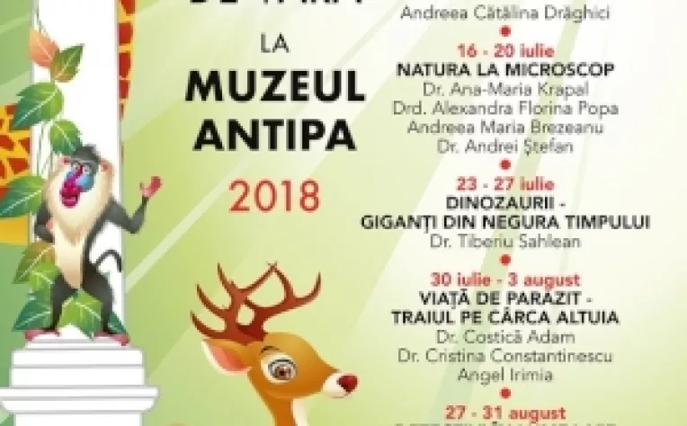 Scoala de Vara de la Antipa: VIATA DE PARAZIT - TRAIUL PE CARCA ALTUIA