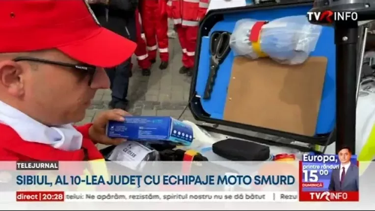 Sibiul, al zecelea judet cu echipaje SMURD pe motociclete