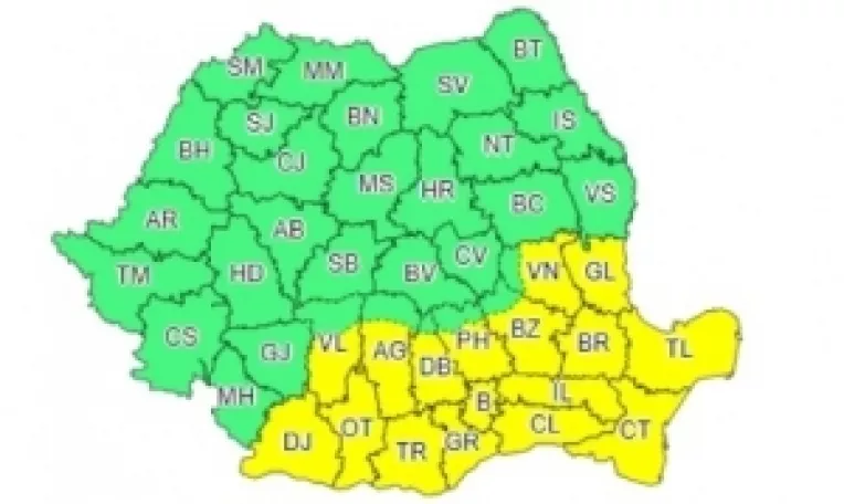 Val de ninsori puternice si de viscol in Bucuresti si 16 judete din sudul si sud-estul Romaniei!