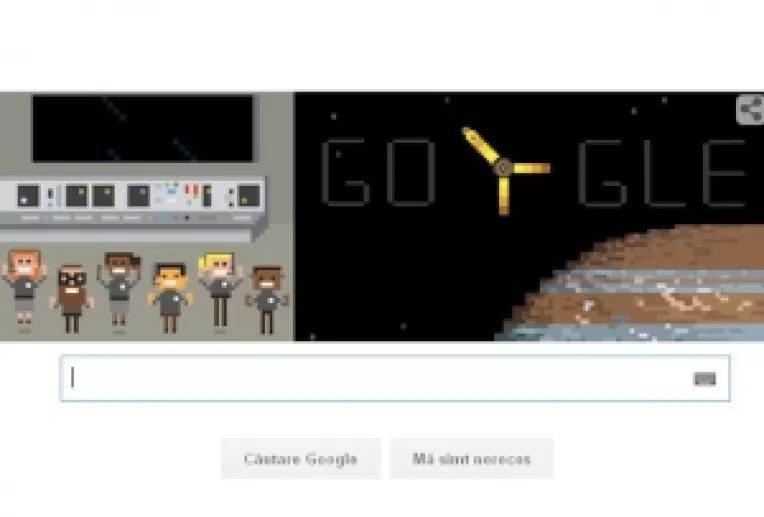 Ziua Americii:  Sonda spatiala NASA,  Juno,  a ajuns pe orbita planetei Jupiter dupa o calatorie care a durat 5 ani